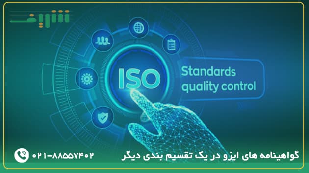 گواهینامه های ایزو در یک تقسیم بندی دیگر